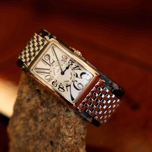 Franck Muller Long Island 952 QZ Unisex watch in stainless steel